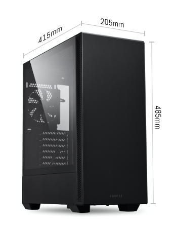  LIAN LI Micro ATX RGB Gaming PC Case - Mesh Front Panel,  Tempered Glass Side Panel, 140mm ARGB Fans : Electronics