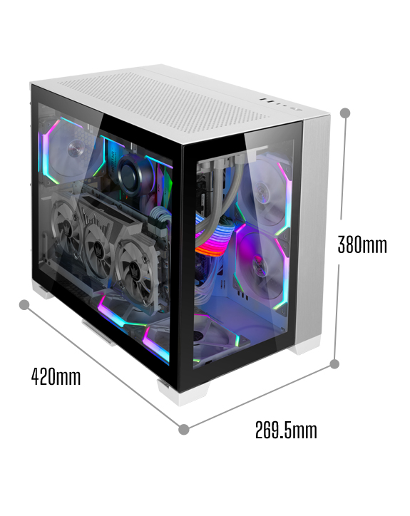 O11 Dynamic MINI - Think Big. Build Small.Highly Modular water-cooll friendly small PC chassis