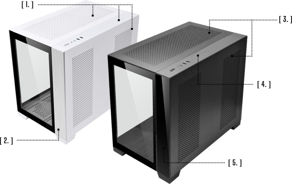  Buy Lian Li Tempered Glass O11-Dynamic Mini Computer Case/Gaming  Cabinet - Snow White I Motherboard Support - ATX/Micro-ATX/Mini-ITX I 4 mm  Tempered Glass - G99.O11DMI-S.in Online at Low Prices in India
