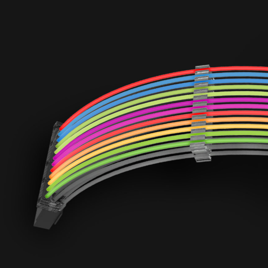 Kaufe 24-poliges ATX adressierbares RGB-Stromverlängerungskabel