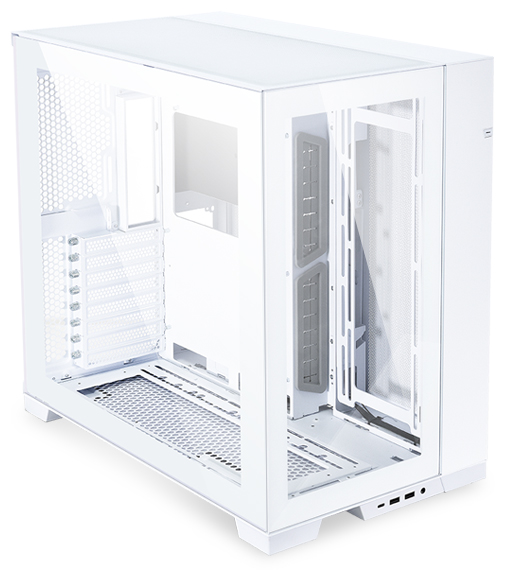 LIAN LI O11 Dynamic EVO O11DEW White Aluminum / Steel / Tempered Glass ATX  Mid Tower Computer Case 